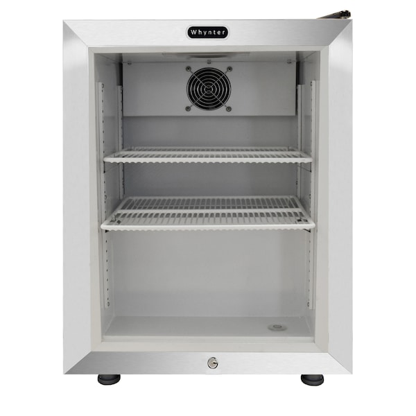 Whynter Energy Star Countertop Reach-In 1.8 cu ft Display Glass Door Freezer - CDF-177SB