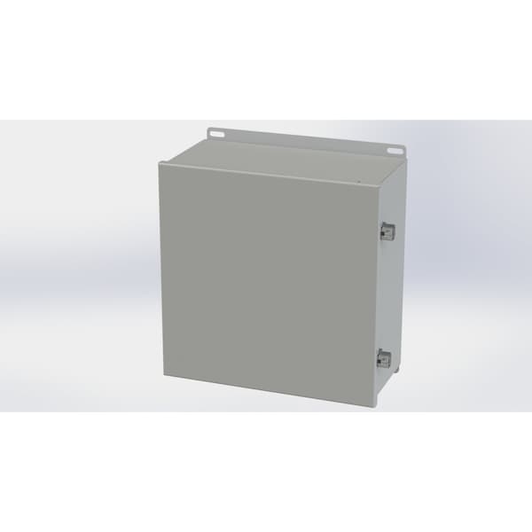 Saginaw Control & Engineering Carbon Steel Electrical Enclosures, 12.13 in H, 6 in D, 12 in W, NEMA 3R, 4, 12, 13, Hinged - SCE-1212CHNF