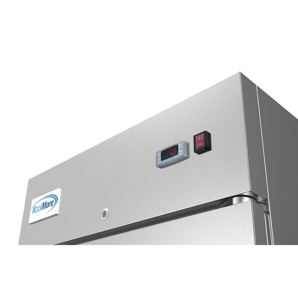 Koolmore 29" 1 Door Stainless Steel Upright Commercial Reach-In Freezer - 23 cu. ft - RIF-1D-SS