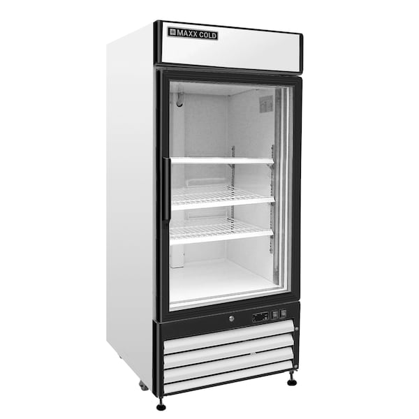 Maxx Cold Freezer 16 cu.ft., Single Door, Commercial Merchandiser, White/Glass - MXM1-16F