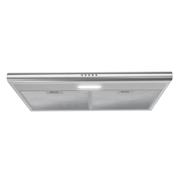Streamline 30 in. Lammari Ducted Undermount 80 CFM Range Hood in Brushed Stainless Steel - T-3367-1-DT