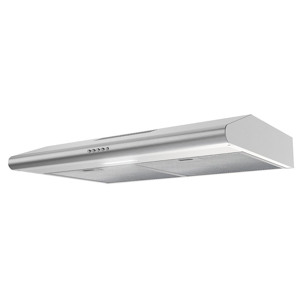 Streamline 30 in. Lammari Ducted Undermount 80 CFM Range Hood in Brushed Stainless Steel - T-3367-1-DT