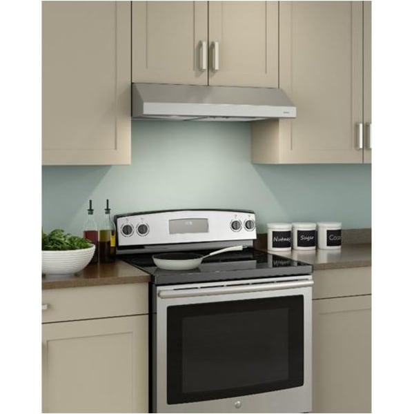 Broan Range Hood, Under Cabinet, Silver, 1.4A - BCSD130SS