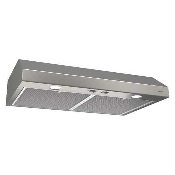 Broan Range Hood, Under Cabinet, Silver, 1.4A - BCSD130SS