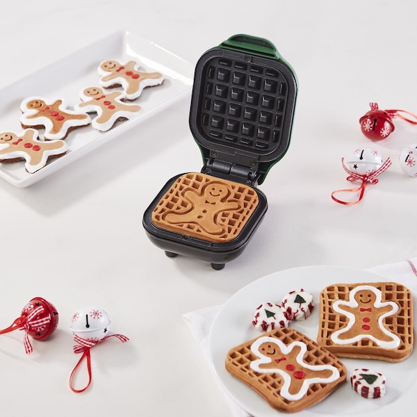 Rise By Dash 1 waffle Green Aluminum Waffle Maker - RMWG001GBEG06