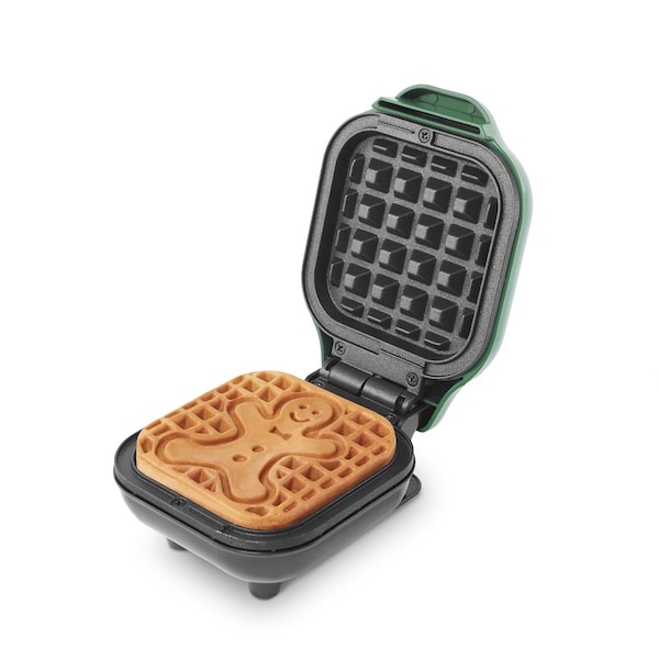 Rise By Dash 1 waffle Green Aluminum Waffle Maker - RMWG001GBEG06