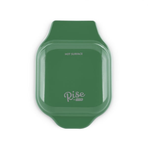 Rise By Dash 1 waffle Green Aluminum Waffle Maker - RMWG001GBEG06