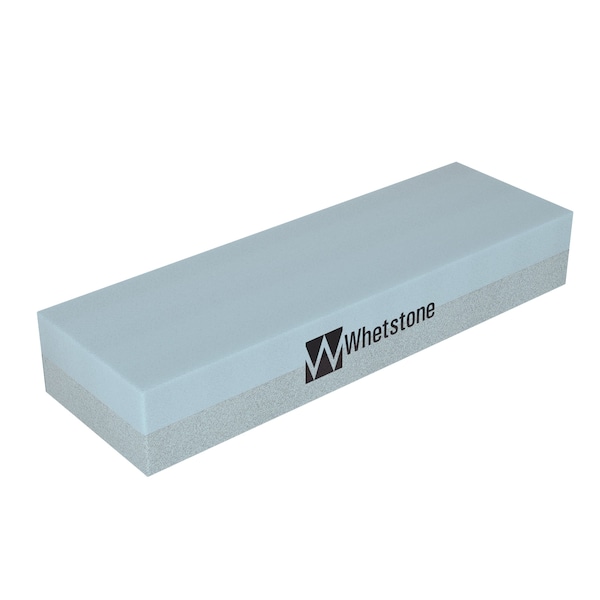 Whetstone Knife Sharpening Stone, Dual 400/1000 Grit Wet Block, Sharpens and Polishes Knives by - 20-10960