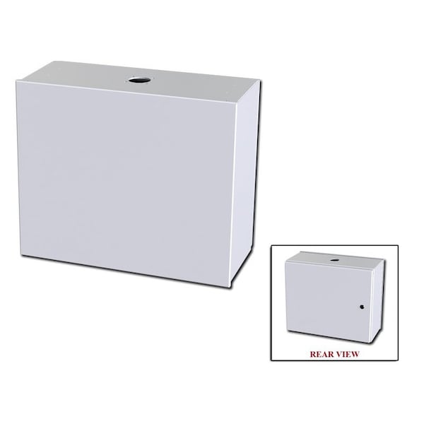 Saginaw Control & Engineering Carbon Steel Electrical Enclosures, 20 in H, 10 in D, 24 in W, NEMA 3R, 4, 12, 13, Hinged - SCE-20HMI2410LP