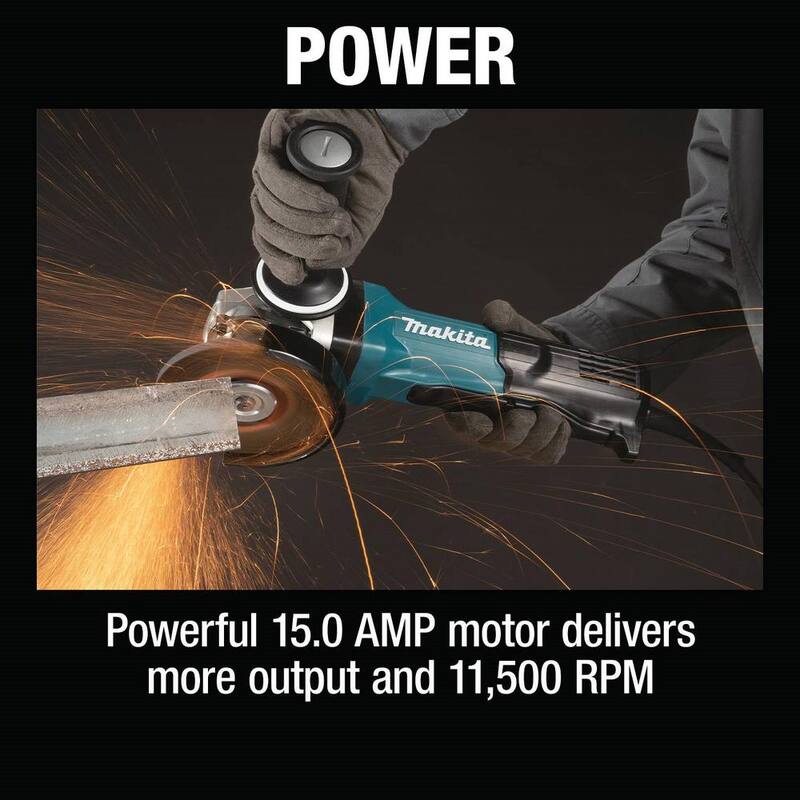 Makita 4-1/2 pulgadas Amoladora Angular con Cable - GA4595