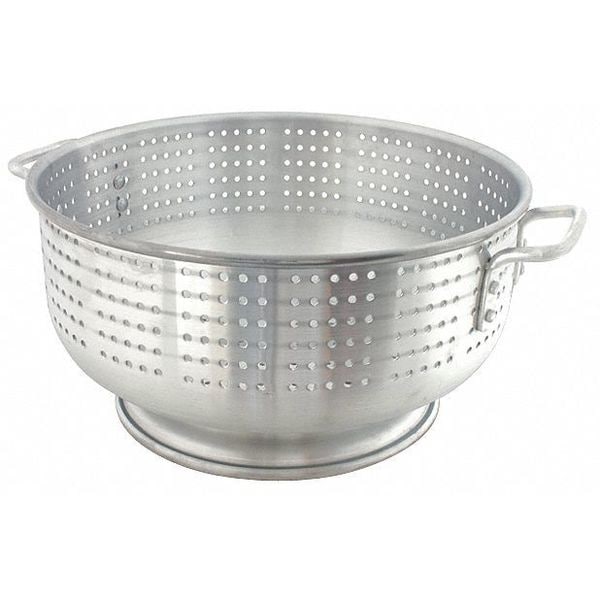 Crestware Colander, 21 qt., 8 in. H, Aluminum - ACOL21M