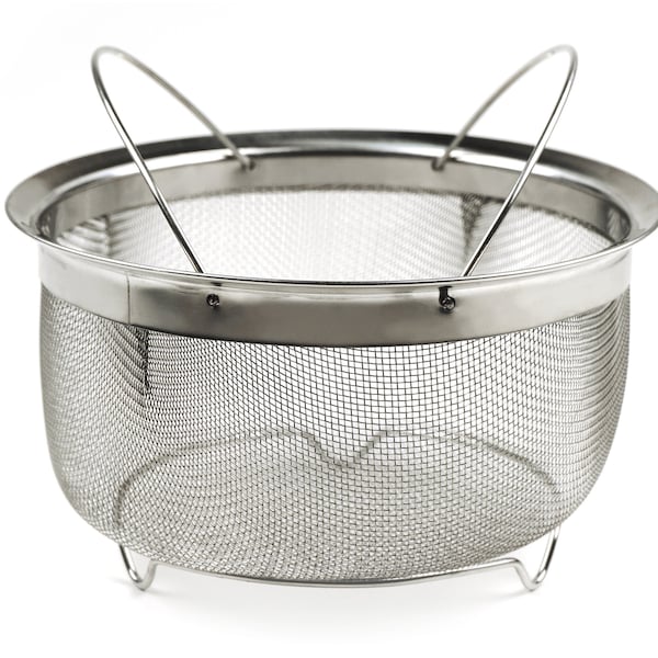 Rsvp International Mesh Basket - Folding Handles - 3qt - M8-FH