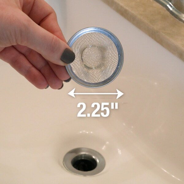 Danco Mesh Strainer, 212 in Dia, Stainless Steel, 212 in Mesh - 88820
