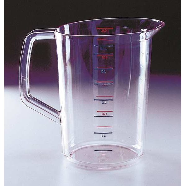 Rubbermaid Commercial Polycarbonate Measuring Cup, 4 Quarts - FG321800CLR
