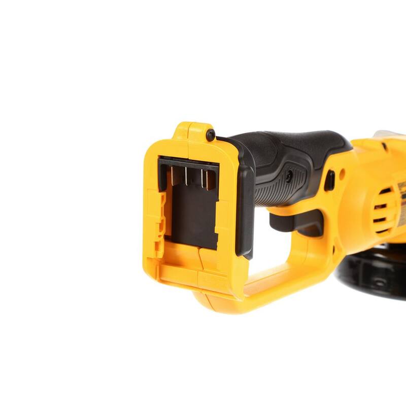 DEWALT 20V MAX Amoladora angular inalámbrica de 4.5 a 5 pulgadas con (4) paquetes de baterías de 20V 3.0 Ah MAX Premium - DCG412BWCB200-4
