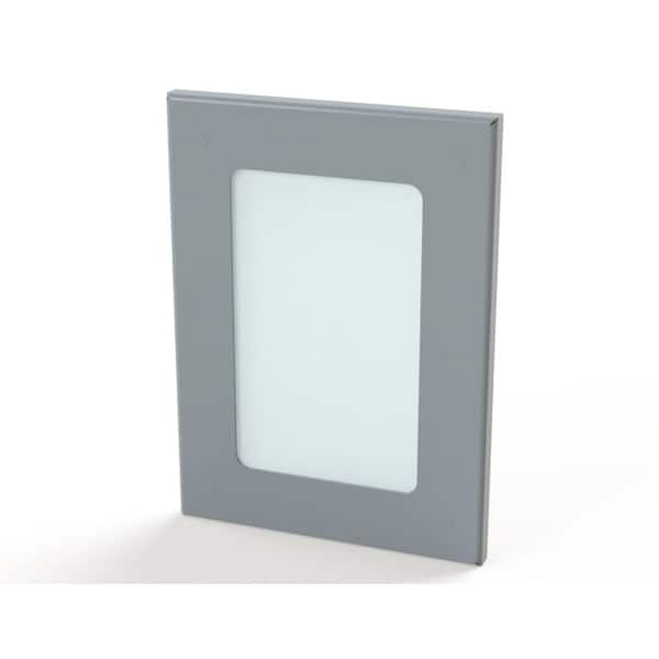 Saginaw Control & Engineering Window, 7-1/2 in. H x 5-1/2 in. W x 0.38 in. L, Polycarbonate, Carbon Steel - SCE-PWK53NF