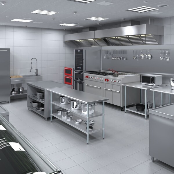 Amgood 24x72 Prep Table with Stainless Steel Top and 2 Shelves - AMG WT-2472-2SH