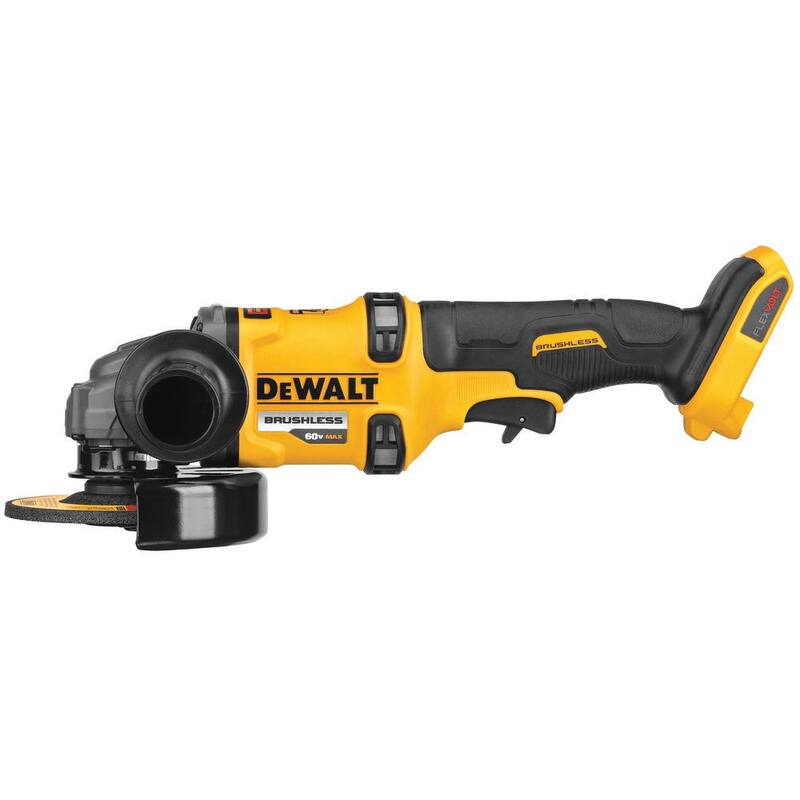 DEWALT FLEXVOLT 60V MAX Amoladora Angular Inalámbrica sin Escobillas de 4.5-6 pulgadas (Herramienta Únicamente) y Rueda de Corte de Metal (Paquete de 5) - DCG418BW8062B5