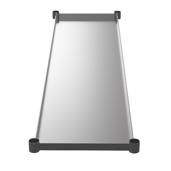 Flash Furniture Galvanized Under Shelf for 30 x 72 Work Tables - NH-GU-3072-GG