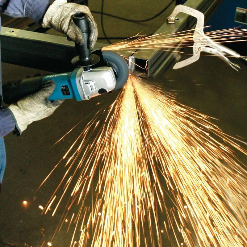 Makita 13 Amp 4-1/2 pulgadas Amoladora Angular de Alto Poder con Interruptor de Paleta SJS - 9564PC