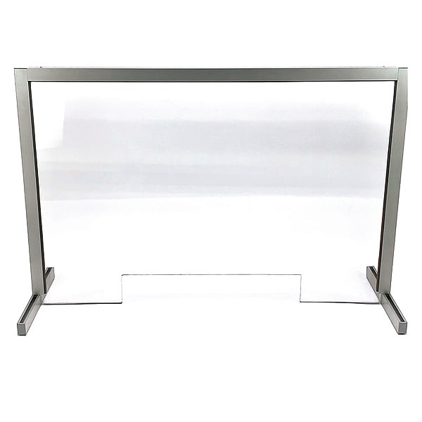Glas-Col Acrylic shield barrier with pass thru - 108C DPS48