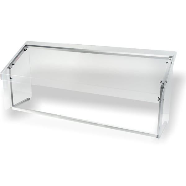Carlisle Foodservice Std Single-Sided Sneeze Guard, 60", Clr - 916007
