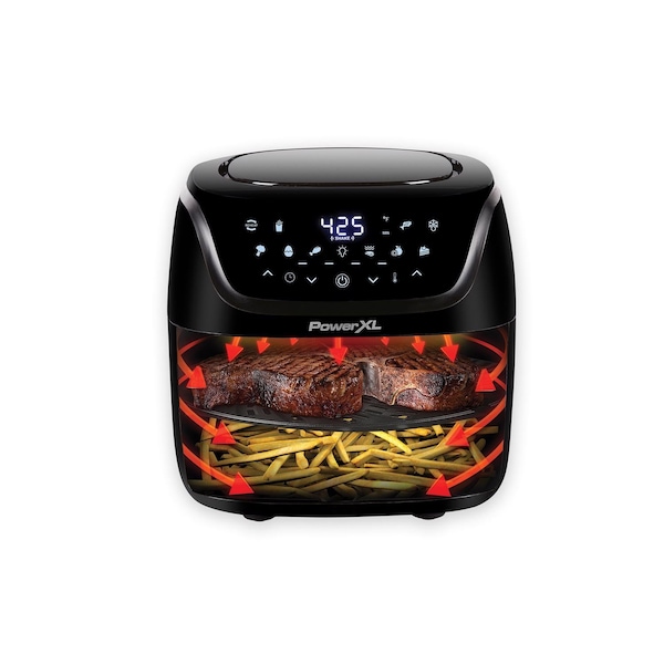 Powerxl AIR FRYER SMRT BLACK 8QT - PXLVP-8BWIF
