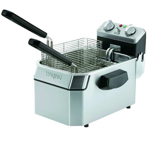 Waring Commercial Electric Deep Fryer, 120V, 10 Lb - WDF1000