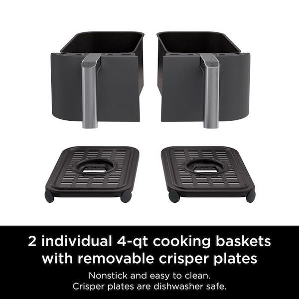 Ninja AIR FRYER BLACK 1690W 12in. - DZ201