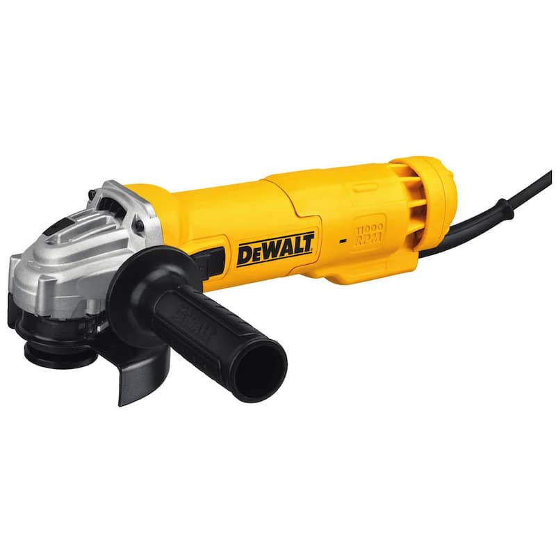 Amoladora angular con cable DEWALT de 11 amperes y 4.5 pulgadas - DWE4214