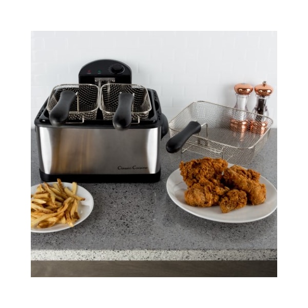 Hastings Home Hastings Home Tabletop Electric Deep Fryer - 157939KZH