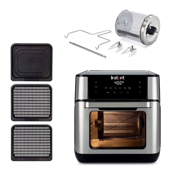 Instant Pot Instant Vortex Plus Black/Silver 10 qt Programmable Air Fryer Oven - 140-3000-01