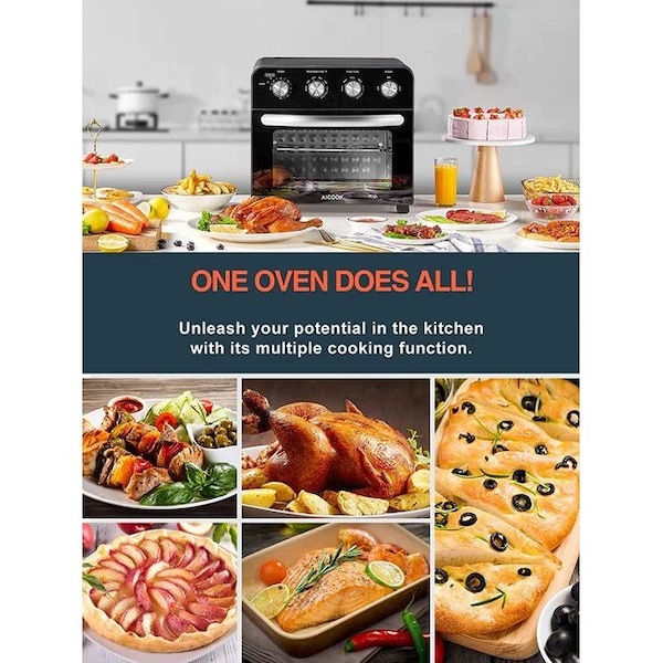 Aicook 24QT AIR FRYER OVEN-BLACK - FM9015