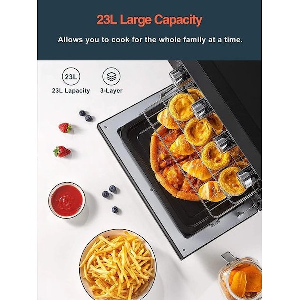 Aicook 24QT AIR FRYER OVEN-BLACK - FM9015