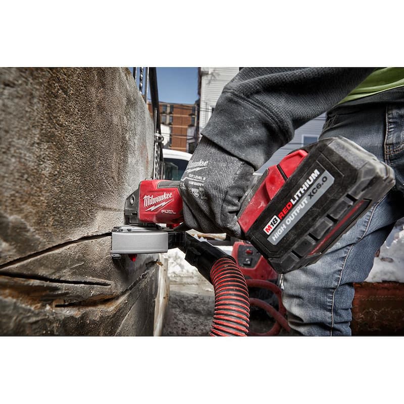 Esmeriladora inalámbrica sin escobillas Milwaukee M18 FUEL de 18V con interruptor de paleta (2 herramientas) - 2880-20-2880-20