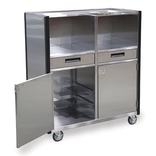 Lakeside Mobile Set-Up Station w/Stainless Steel Exterior - 4605