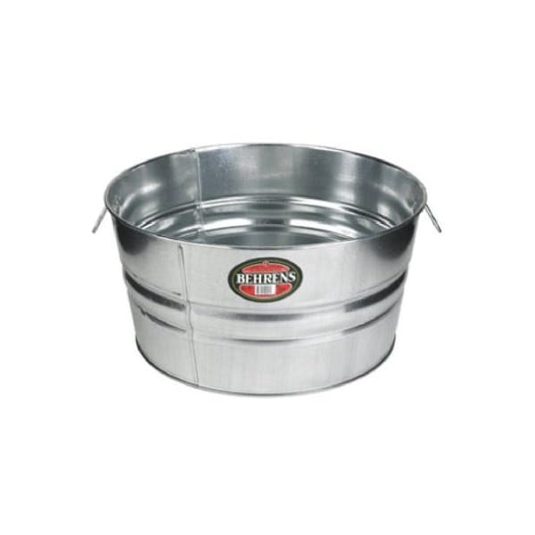 Behrens 15GAL Galv RND Tub - 2GS