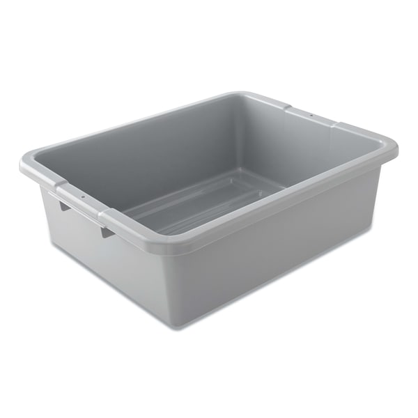 Rubbermaid Commercial Bus/Utility Box, 17.3 in. x 7 in. x 21.5 in., Gray - FG335192GRAY