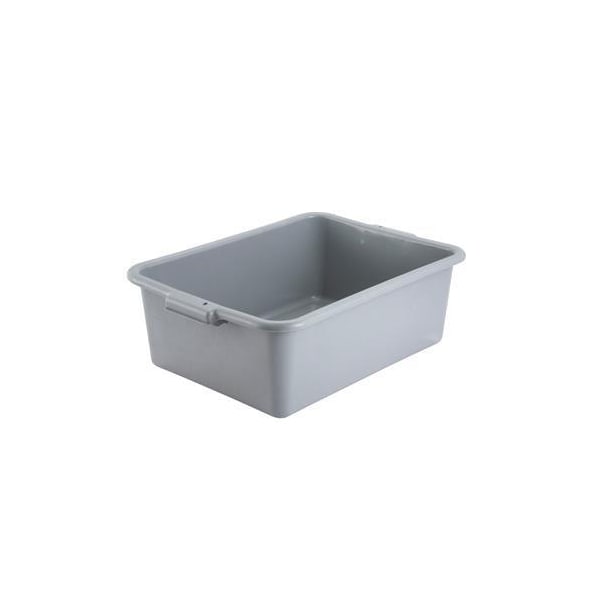 Winco 22 1/2 in x 15 3/4 in x 7 in Gray Bus Box - PL-7G