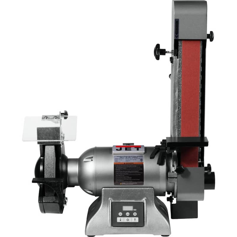 Molinillo industrial de velocidad variable Jet Combination 8 pulgadas y lijadora de banda 2 pulgadas x 48 pulgadas 1HP 115 voltios, IBGB-248VS - 577248.