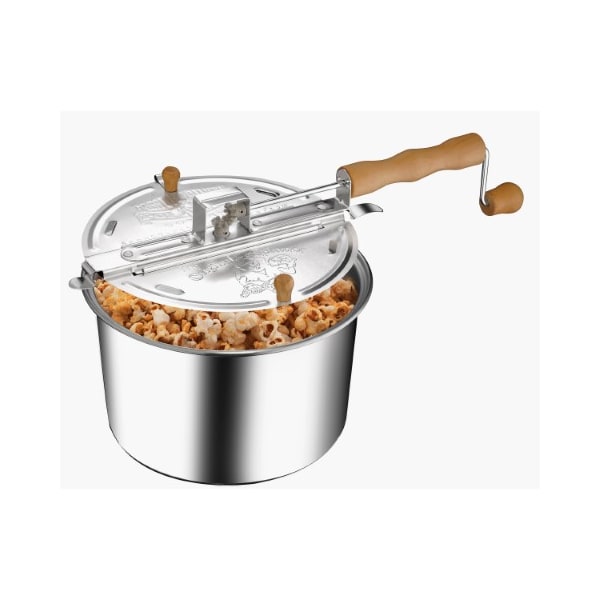 Great Northern Popcorn 6250 Great Northern Popcorn Original Spinner Stovetop 6-1/2 Quart Popcorn Popper - 444318EZZ