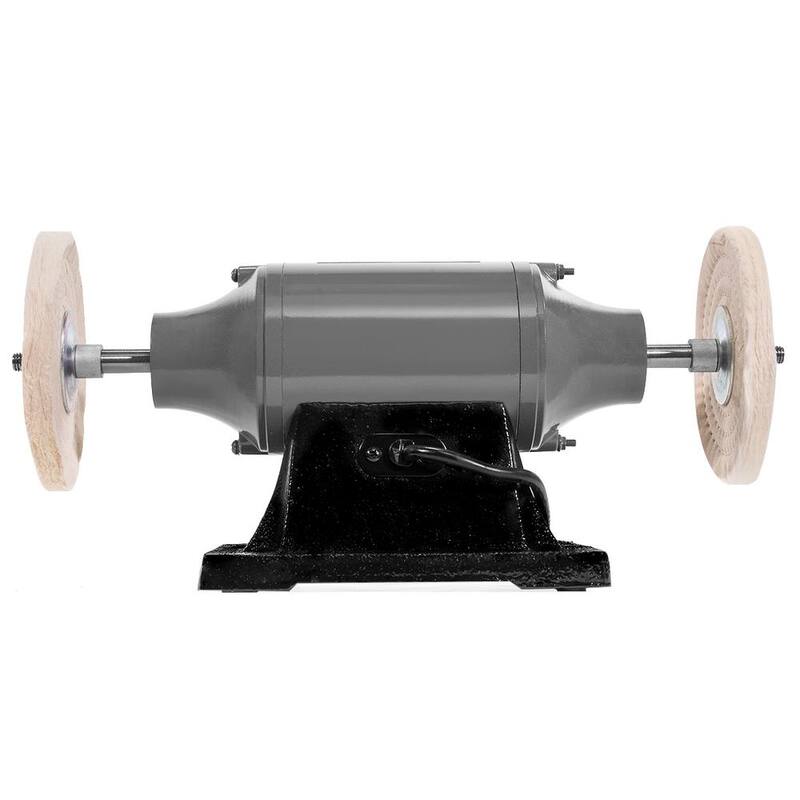 XtremepowerUS 6 pulgadas 1/2 HP Eléctrico Amoladora Banco de Doble Almohadilla Pulidora de Alta Resistencia - 45808-H2