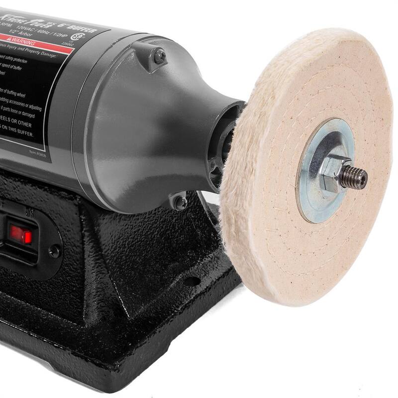 XtremepowerUS 6 pulgadas 1/2 HP Eléctrico Amoladora Banco de Doble Almohadilla Pulidora de Alta Resistencia - 45808-H2