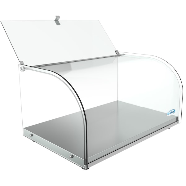 Koolmore 22"  Countertop Bakery Display Case with Front Curved Glass and Rear Door - DC-1C