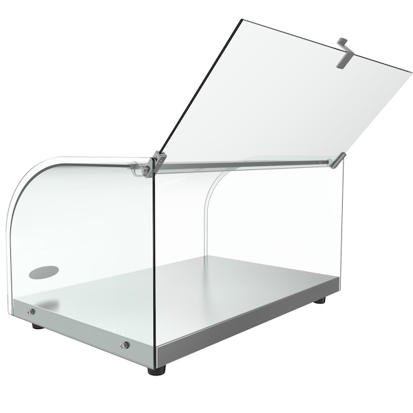 Koolmore 22"  Countertop Bakery Display Case with Front Curved Glass and Rear Door - DC-1C