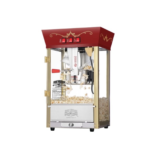 Great Northern Popcorn Great Northern Popcorn 8 Ounce Antique Style Popcorn Machine, Electric Countertop Popcorn Maker, Red - 956891QAT