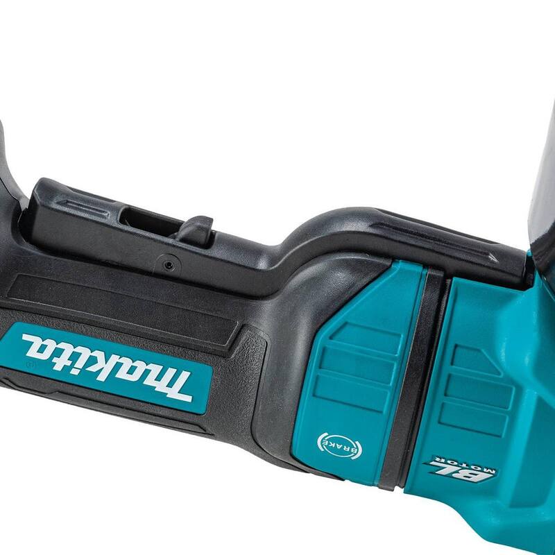 Amoladora angular inalámbrica Makita 40-Volt Maximum XGT sin escobillas de 4-1/2/6 pulgadas con interruptor de paleta, freno eléctrico, herramienta únicamente - GAG14Z