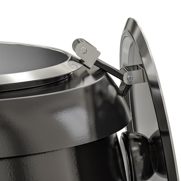 Koolmore Commercial Soup Kettle Warmer with Hinged Lid and Removable Pot Insert - SK-BK-3G