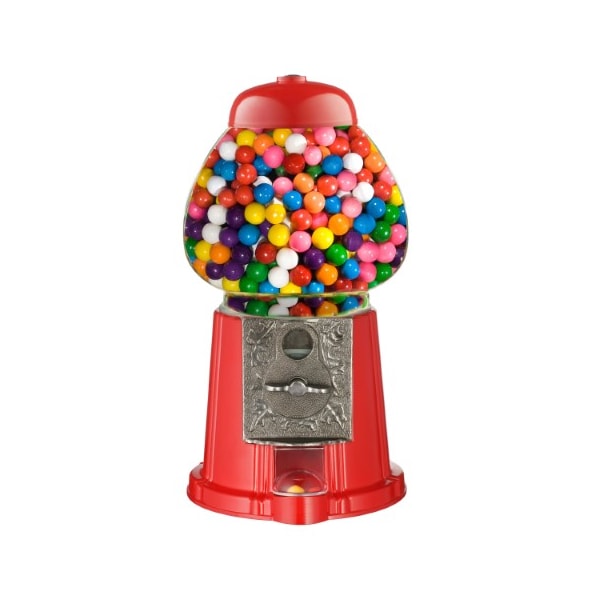 Great Northern Popcorn 6265 Great Northern 15" Old Fashioned Vintage Candy Gumball Machine Bank - Everyone Loves Gumballs! - 417915NIF