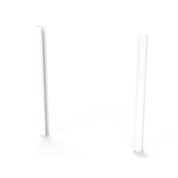 Saginaw Control & Engineering Rack, 28 in. H x 1.97 in. W x 2.44 in. L, Steel - SCE-60RA24WS